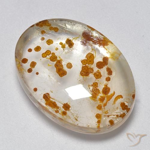 19.32ct 天然 マルチカラー 白鉄鉱のクォーツ, 楕円形, 透明