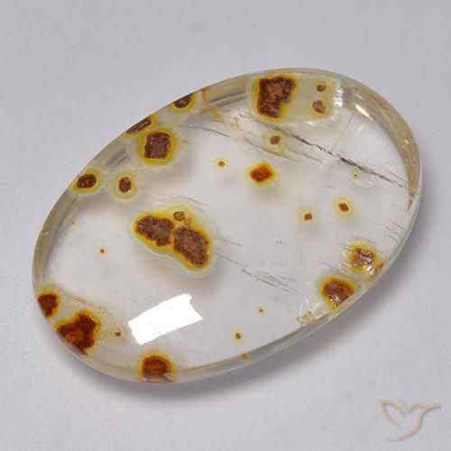 22.64ct 天然 マルチカラー 白鉄鉱のクォーツ, 楕円形, 透明