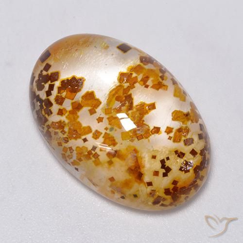 23.14ct 天然 マルチカラー 白鉄鉱のクォーツ, 楕円形, 透明