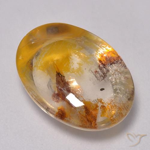 9.40ct 天然 マルチカラー 白鉄鉱のクォーツ, 楕円形, 透明