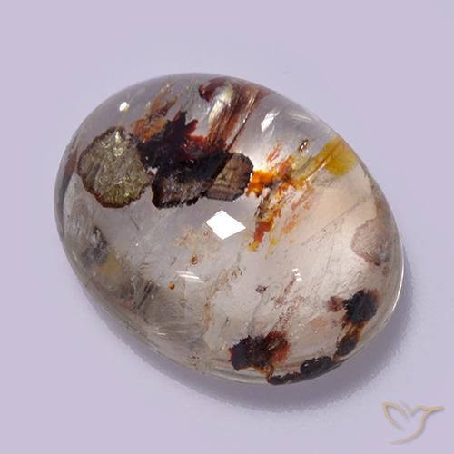 10.56ct 天然 マルチカラー 白鉄鉱のクォーツ, 楕円形, 透明