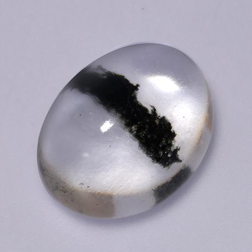11.59カラットの天然マルチカラーマーカサイト入りクォーツ（15.3×12 mm・オーバルカット）
