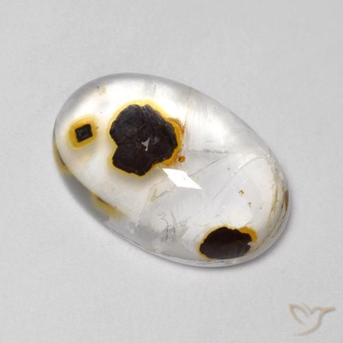 17.52ct 天然 マルチカラー 白鉄鉱のクォーツ, 楕円形, 透明