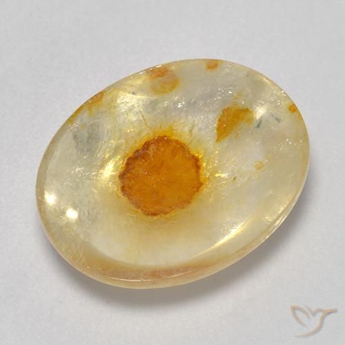 7.97ct 天然 マルチカラー 白鉄鉱のクォーツ, 楕円形, 透明