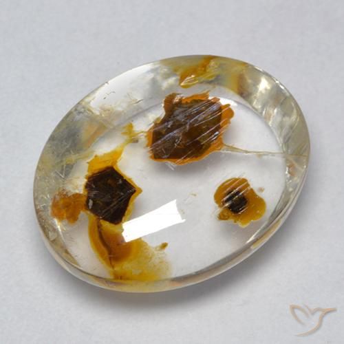 8.54ct 天然 マルチカラー 白鉄鉱のクォーツ, 楕円形, 透明