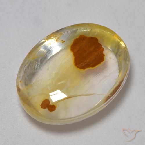11.34ct 天然 マルチカラー 白鉄鉱のクォーツ, 楕円形, 透明