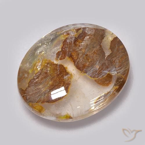 7.86ct 天然 マルチカラー 白鉄鉱のクォーツ, 楕円形, 透明