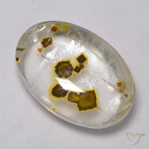 16.72ct 天然 マルチカラー 白鉄鉱のクォーツ, 楕円形, 透明