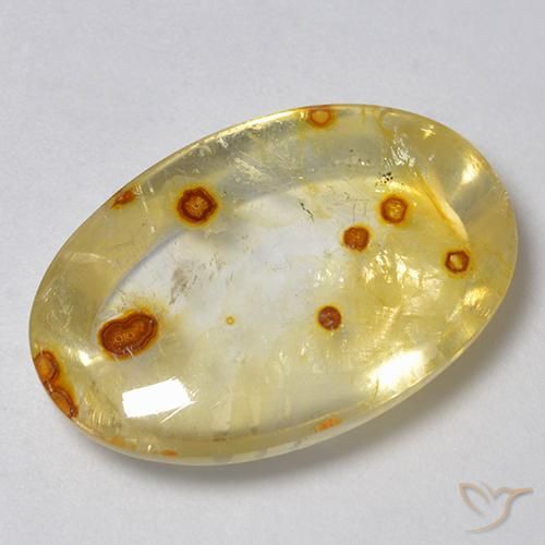 19.30ct 天然 マルチカラー 白鉄鉱のクォーツ, 楕円形, 透明