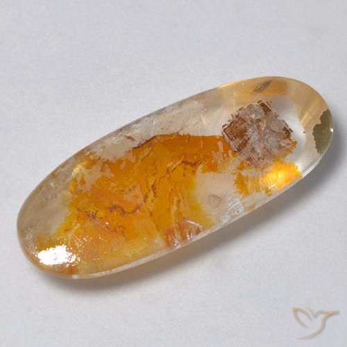 9.59ct 天然 マルチカラー 白鉄鉱のクォーツ, 楕円形, 透明