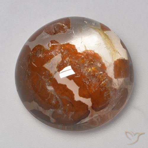 20.59ct 天然 マルチカラー 白鉄鉱のクォーツ, ラウンド, 透明