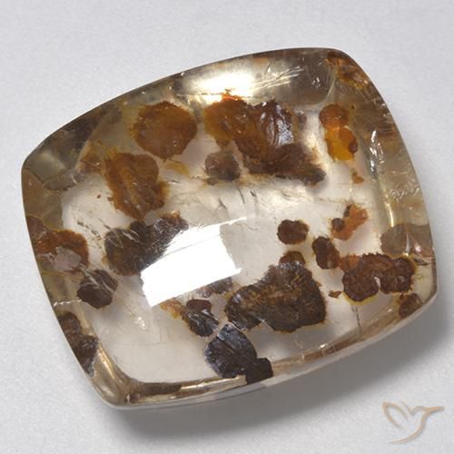 28.55ct 天然 マルチカラー 白鉄鉱のクォーツ, クッション, 透明