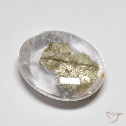 10.68ct 天然 マルチカラー 白鉄鉱のクォーツ, 楕円形, 透明