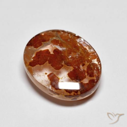 5.24ct 天然 マルチカラー 白鉄鉱のクォーツ, 楕円形, 透明