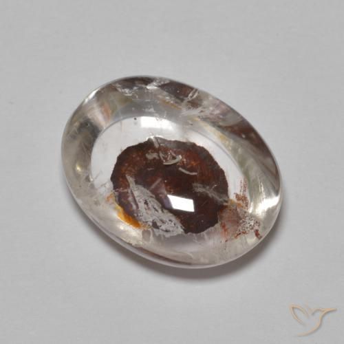 6.33ct 天然 マルチカラー 白鉄鉱のクォーツ, 楕円形, 透明