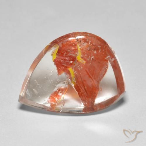 8.89ct 天然 マルチカラー 白鉄鉱のクォーツ, ファンシー, 透明