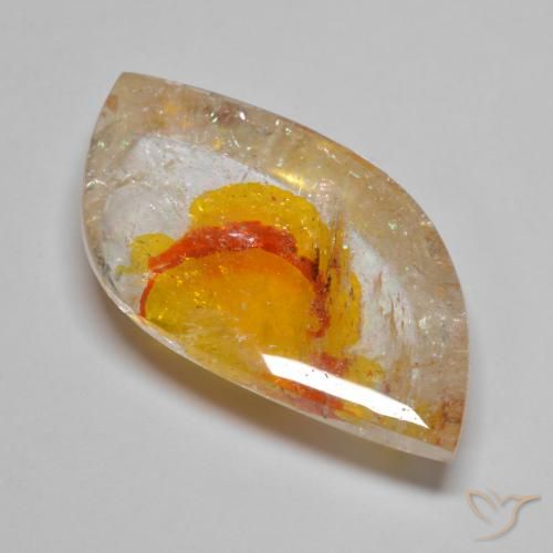 26.91ct 天然 マルチカラー 白鉄鉱のクォーツ, ファンシー, 透明