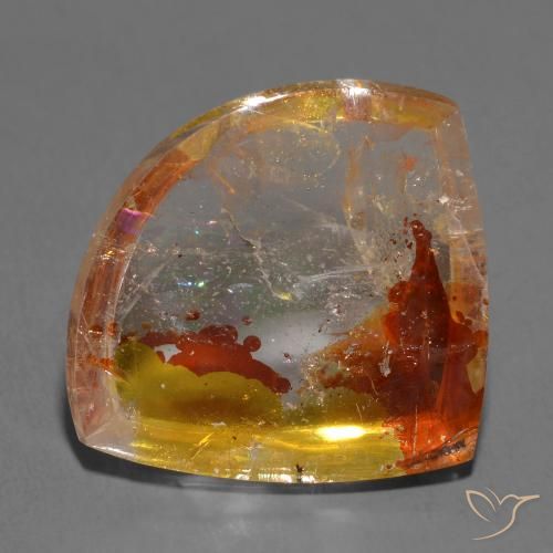 12.42ct 天然 マルチカラー 白鉄鉱のクォーツ, ファンシー, 透明