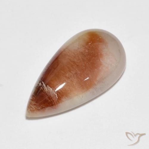 10.35ct 天然 マルチカラー 白鉄鉱のクォーツ, 洋梨の形, 半透明