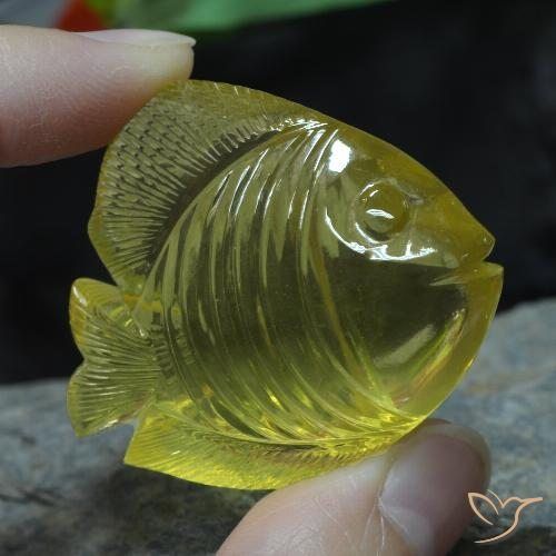 129.50ct 天然 ミディアムイエロー 石英, ファンシー, 透明