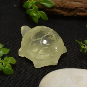 21.59カラットの天然ミディアムイエロークォーツ（19.2×15 mm・ファンシーシェイプ）