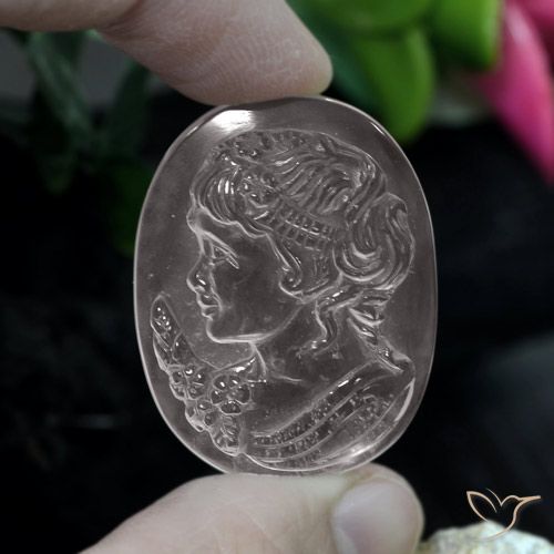 55.41ct 天然 クリアホワイト 石英, 楕円形, 透明