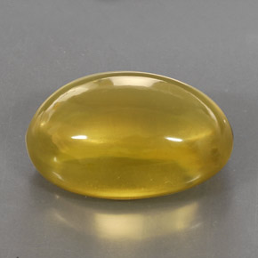 29.30カラットの天然レモンクォーツ（23.1×15.5 mm・オーバルカット）