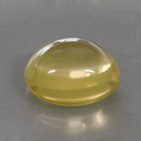 28.90カラットの天然レモンクォーツ（20.9×17.7 mm・透明）