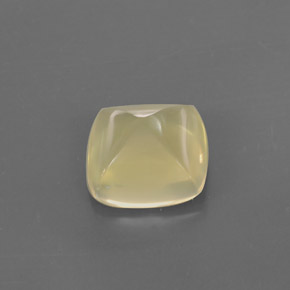 8.78カラットの天然レモンクォーツ（12.9×12.7 mm・透明）