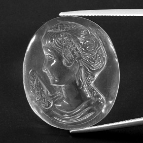 41.41カラットの天然ホワイト石英、ファンシーシェイプ、透明