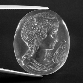 41.41カラットの天然ホワイト石英、ファンシーシェイプ、透明