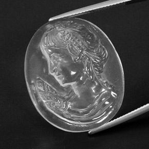 41.41カラットの天然ホワイト石英、ファンシーシェイプ、透明