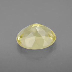 3.45カラットの天然レモンクォーツ（11×9.1 mm・オーバルカット）