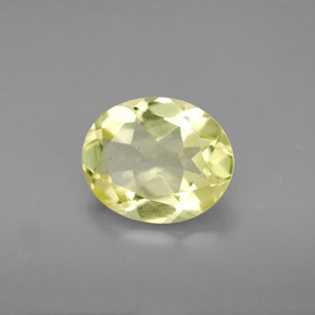 2.91カラットの天然レモンクォーツ（11×9.1 mm・オーバルカット）
