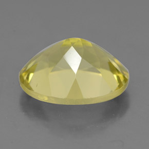 3.30カラットの天然レモンクォーツ（11×9.1 mm・オーバルカット）