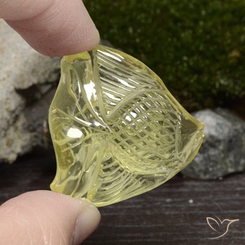 57.41ct 天然 Laguna Yellow  石英, ファンシー, 透明