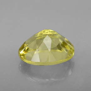 3.60カラットの天然レモンクォーツ（11.1×9.2 mm・オーバルカット）