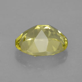 3.28カラットの天然レモンクォーツ（11.1×9.1 mm・オーバルカット）