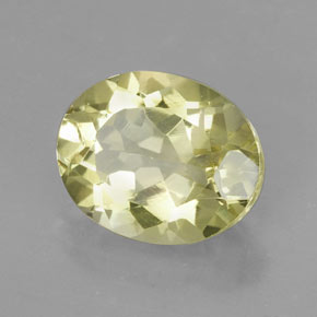 3.67カラットの天然レモンクォーツ（11.2×9.1 mm・オーバルカット）
