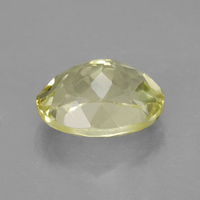 3.80カラットの天然レモンクォーツ（11.2×9.1 mm・オーバルカット）