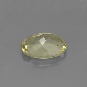 1.45カラットの天然レモンクォーツ（9.1×6.7 mm・オーバルカット）