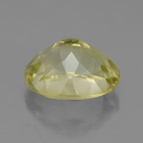 3.59カラットの天然レモンクォーツ（10.8×9.1 mm・オーバルカット）
