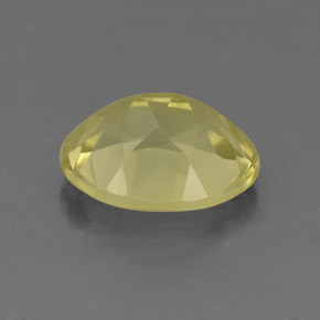 2.87カラットの天然レモンクォーツ（10.7×8.7 mm・オーバルカット）