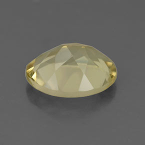 2.96カラットの天然レモンクォーツ（10.9×8.8 mm・オーバルカット）