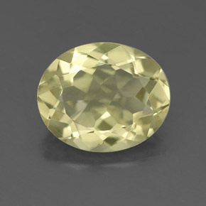 2.89カラットの天然レモンクォーツ（11×9.1 mm・オーバルカット）
