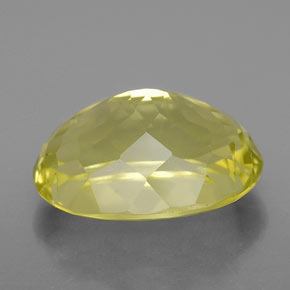 9.74カラットの天然レモンクォーツ（15.9×12 mm・オーバルカット）