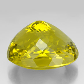 175.75カラットの天然レモンクォーツ（38.1×33 mm・オーバルカット）
