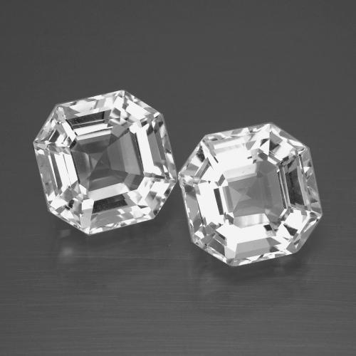 自然派の商品を探す 7.69ct クリアホワイト 石英 宝石, エメラルドカット, ブラジル からGemSelectで. 在庫あり、世界各国へ発送!