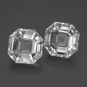 自然派の商品を探す 13.79ct ホワイト 石英 宝石, エメラルドカット, ブラジル からGemSelectで. 在庫あり、世界各国へ発送!