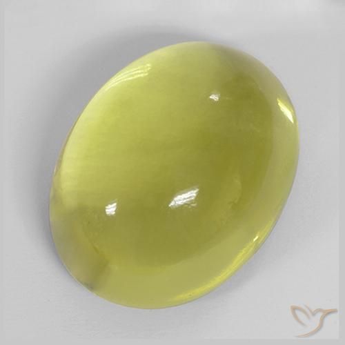 35.55ct 天然 ミディアムイエロー 石英, 楕円形, 透明